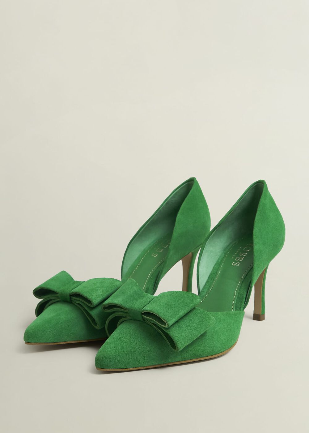 Elva Bow Pumps, Cilantro Green, hi-res