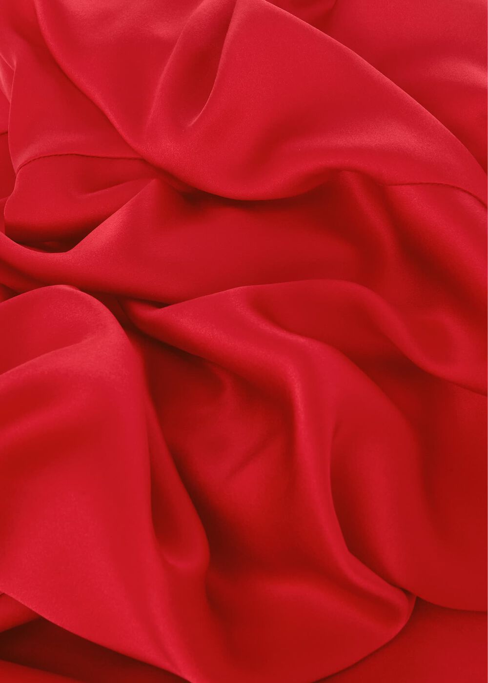 Lenora Silk Fit And Flare Dress, Poppy Red, hi-res