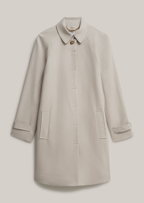 Petite Vivienne Shower Resistant Trench Coat