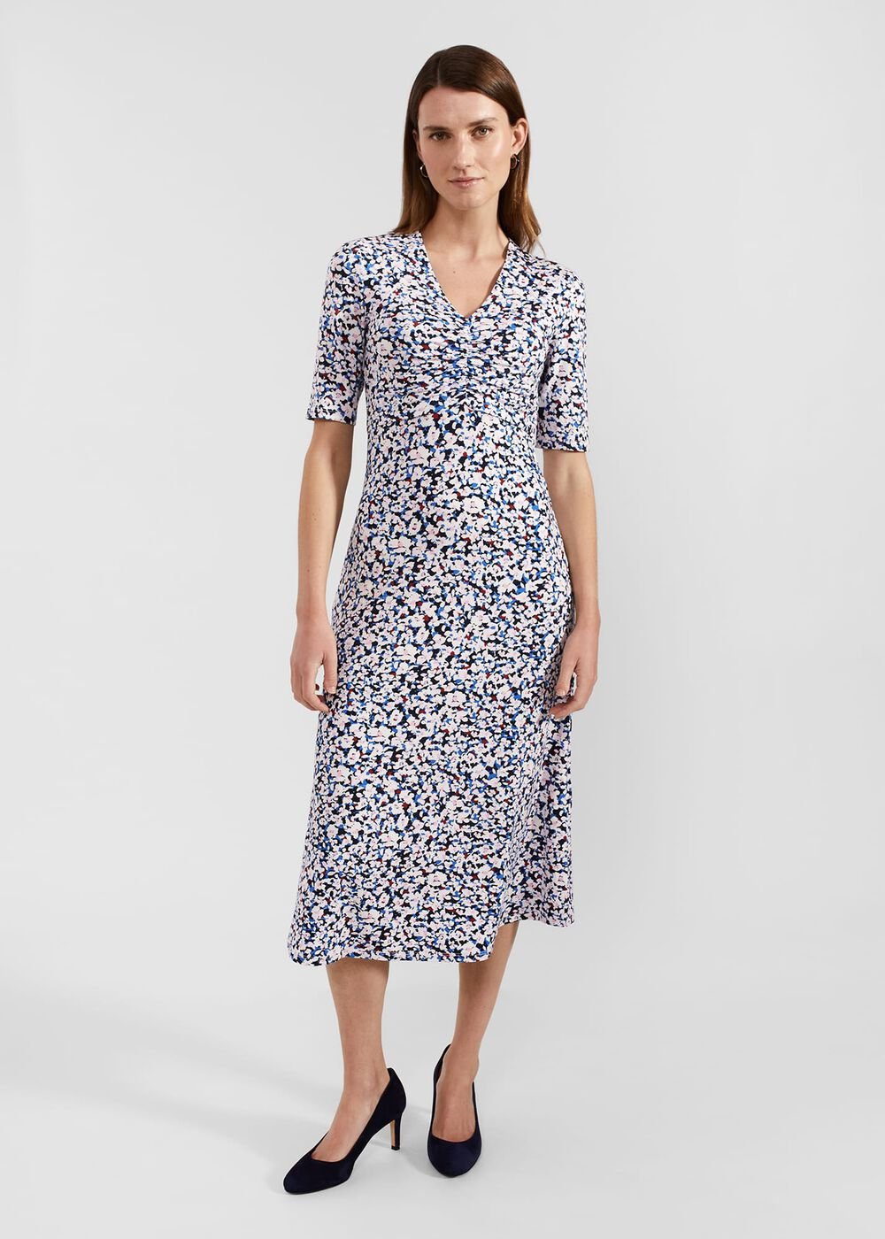 Frankie Dress, Navy Multi, hi-res