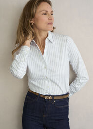 Pauline Skinny Belt, Tan Pepper Red, hi-res