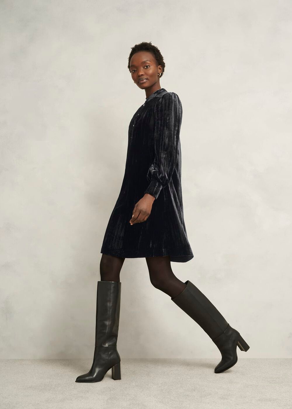 Sienna Dress, Black, hi-res