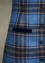 Petite Joella Wool Dress, Blue Multi, hi-res