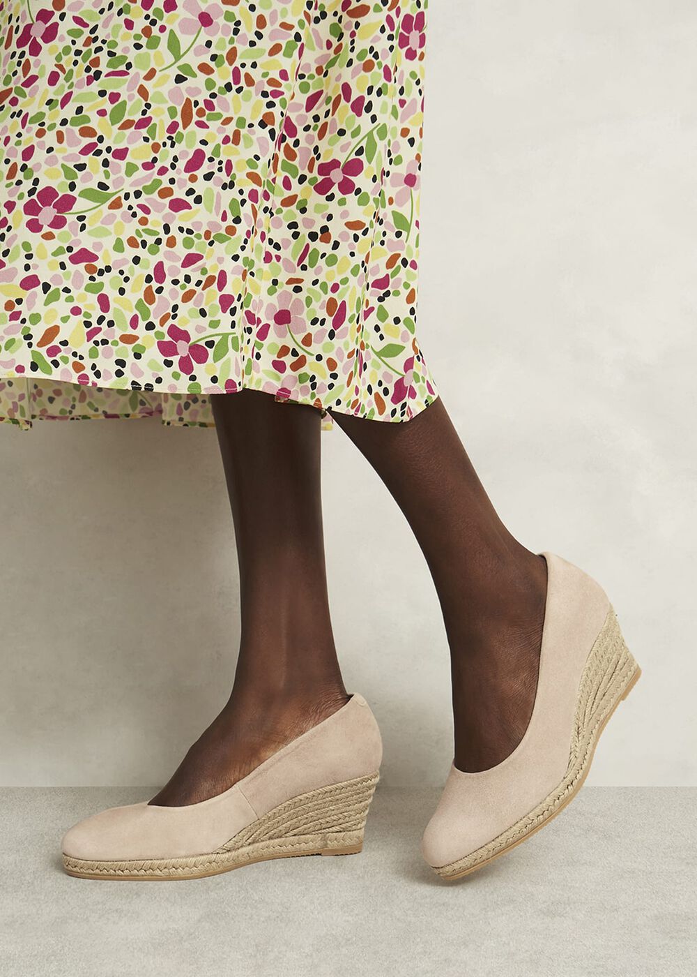 Anna Suede Espadrilles, Blush Pink, hi-res