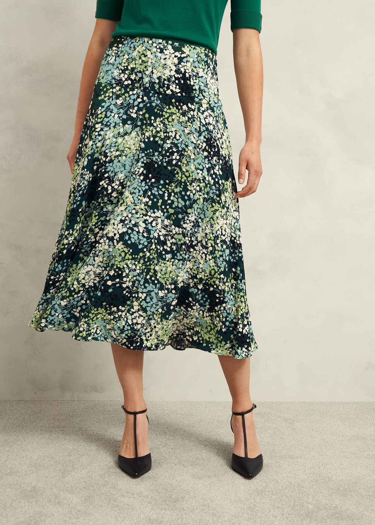 Kiara Skirt, Green Multi, hi-res