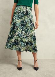 Kiara Skirt, Green Multi, hi-res