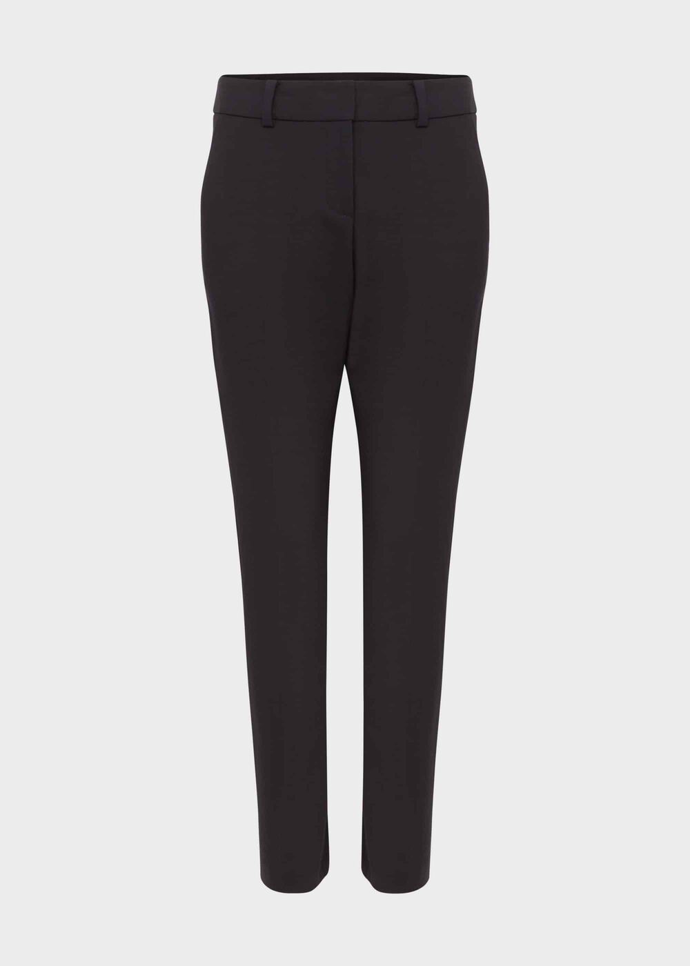 Petite Quin Tapered Pants With Stretch, Black, hi-res