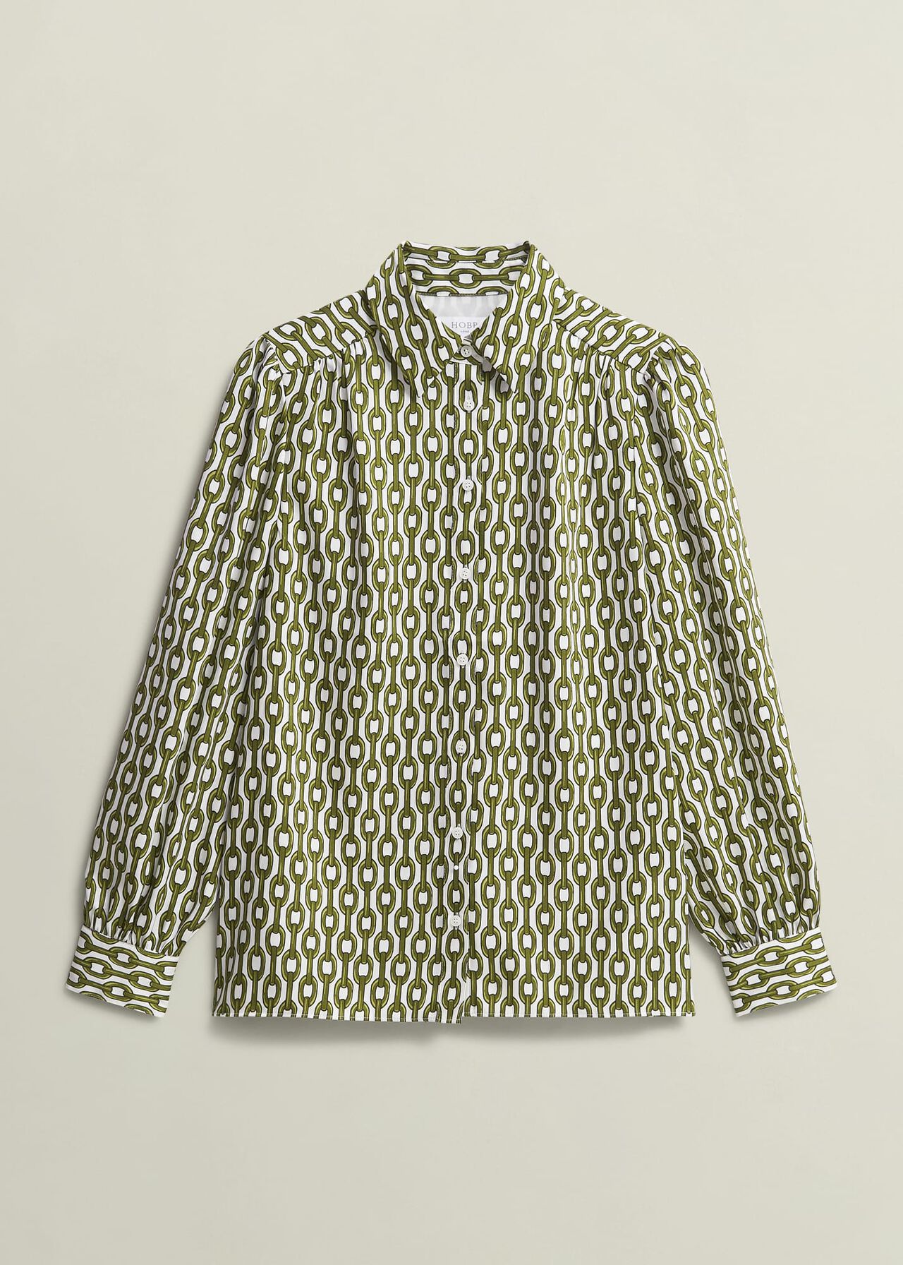 Tallie Shirt, Ivory Green, hi-res