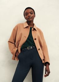Larina Cashmere Sweater, Hawthorn Green, hi-res