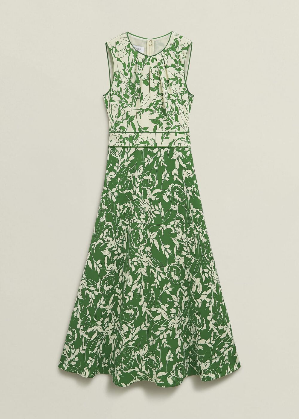Maddie Dress, Green Cream, hi-res