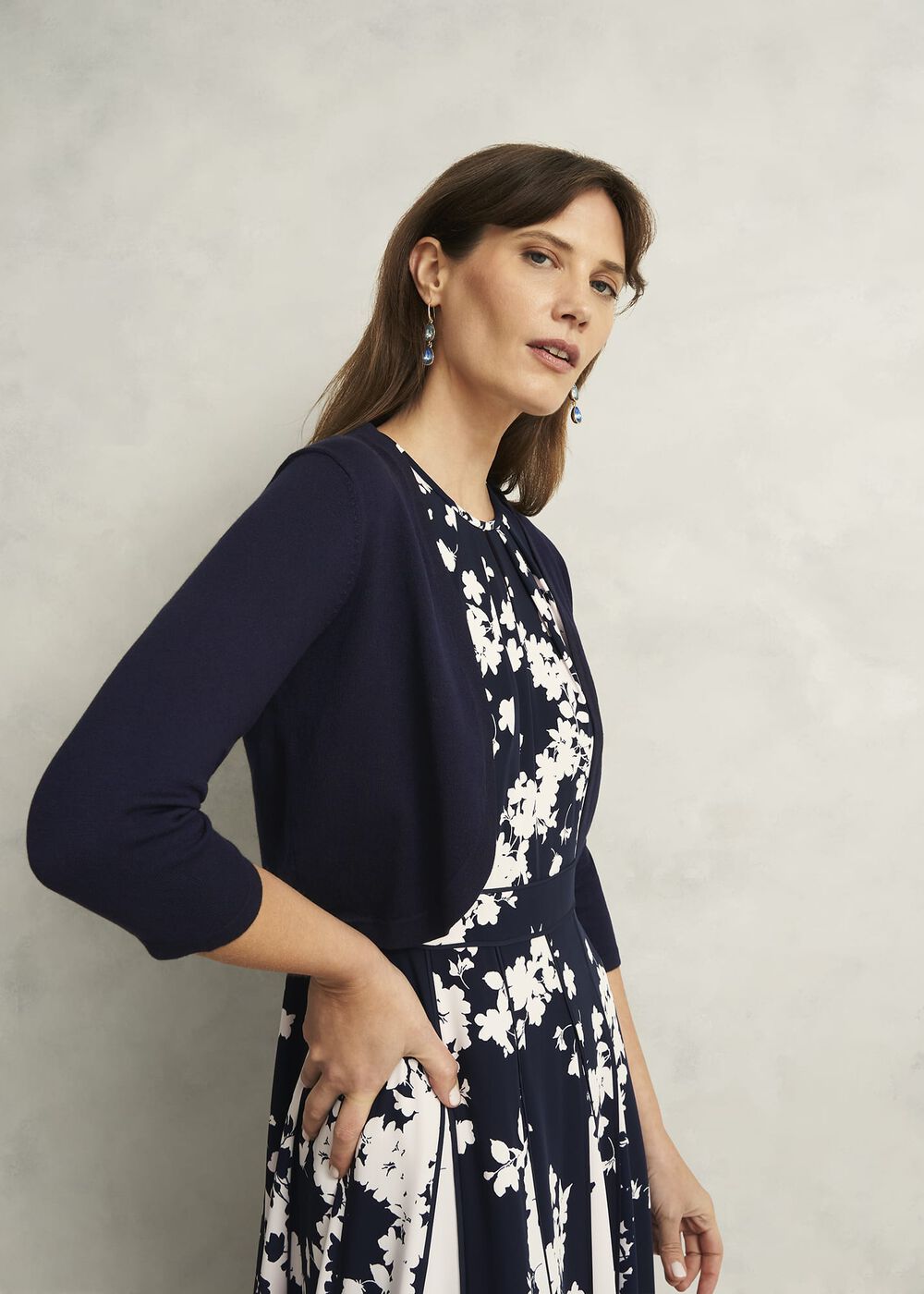 Carrie Bolero, Navy, hi-res