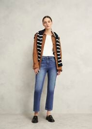 Shea Straight Jeans, Mid Wash, hi-res