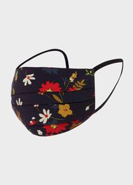 Pack Of Two Reusable Face Masks Non-Medical, Navy Multi, hi-res