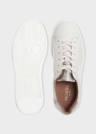 Mollie Trainer, White Metallic, hi-res