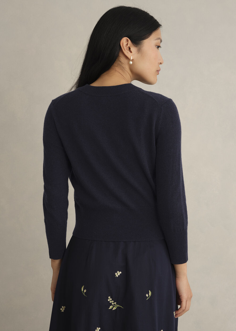 Tresco Cardigan, Midnight Navy, hi-res