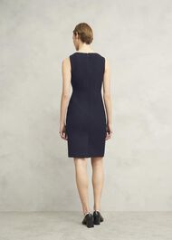 Adrian Tweed Dress, Navy, hi-res