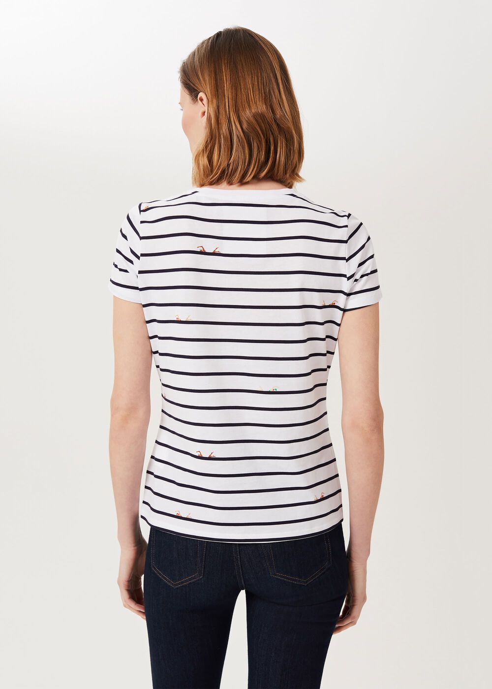Pixie Cotton Printed T-Shirt, White Multi, hi-res