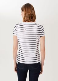 Pixie Cotton Printed T-Shirt, White Multi, hi-res
