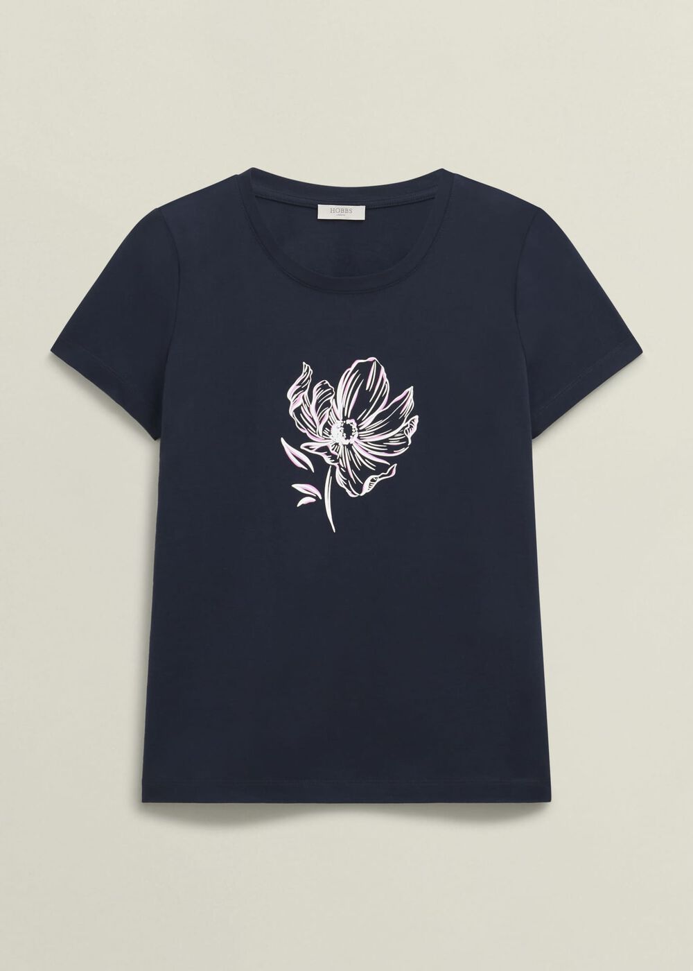 Pixie Print T-Shirt, Navy Multi, hi-res