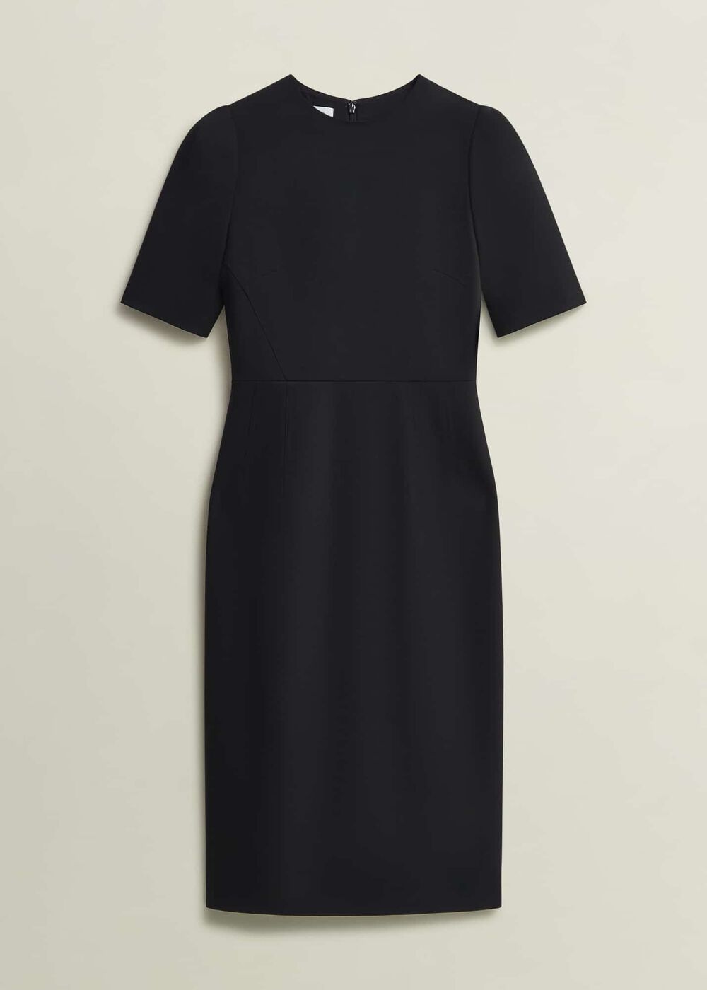 Casey Dress With Wool, Black, hi-res