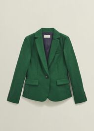 Petite Blake Wool Jacket, Agate Green, hi-res