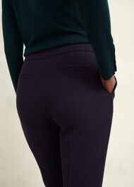 Aly Slim Trousers, Navy, hi-res