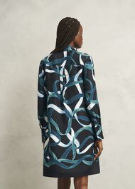 Marianne Dress, Navy Multi, hi-res