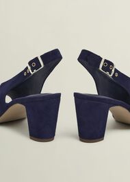 Kali Suede Sandal, Midnight Navy, hi-res