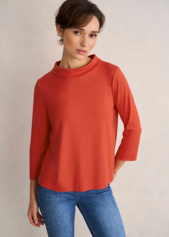 Catriona Roll Neck Top