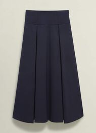 Berkeley Skirt With Wool, Navy, hi-res