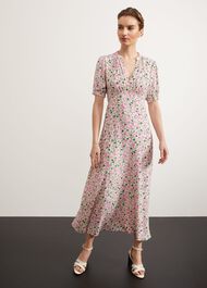 Winsford Dress, Cream Multi, hi-res