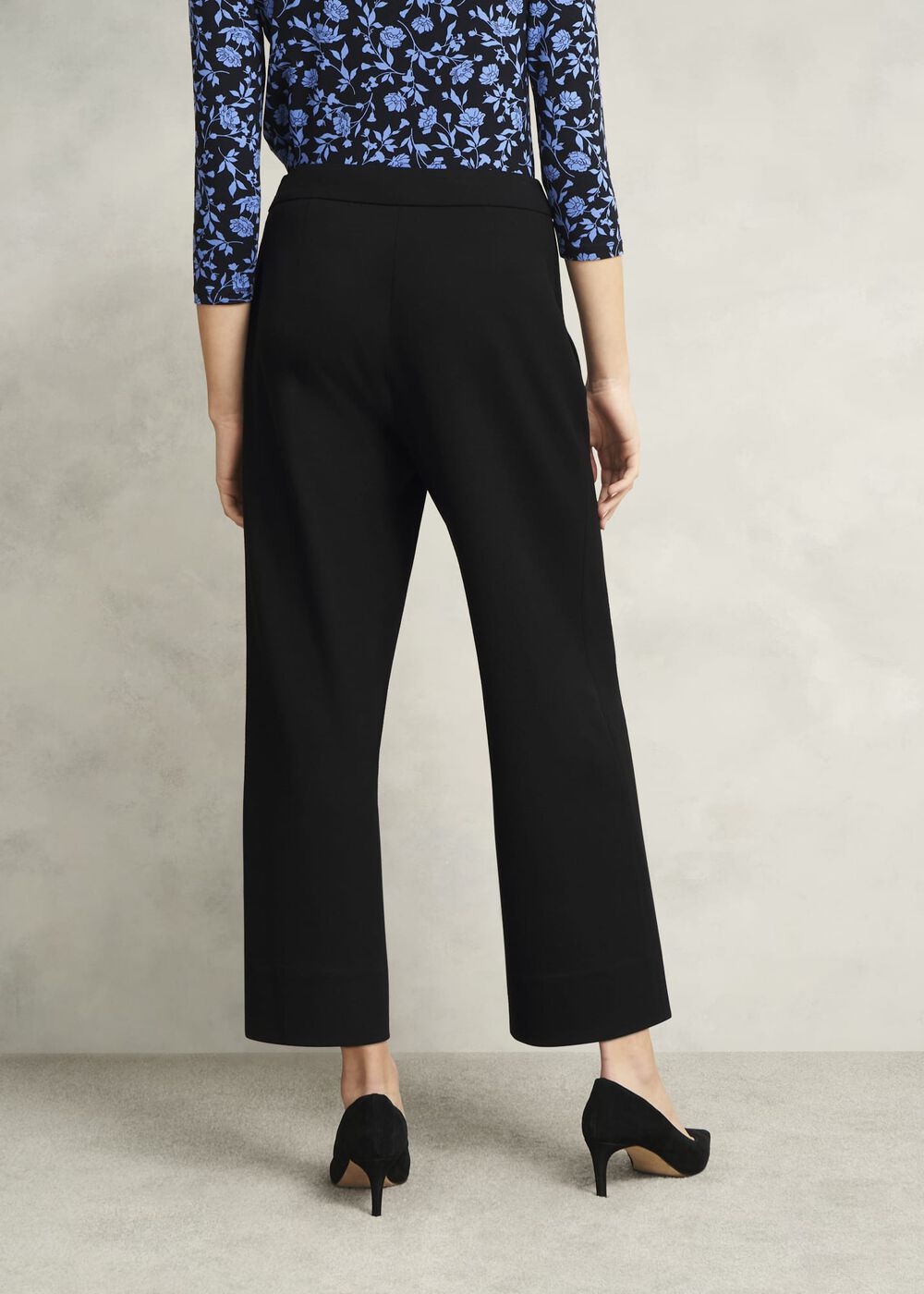 Dina Crop Pants, Black, hi-res