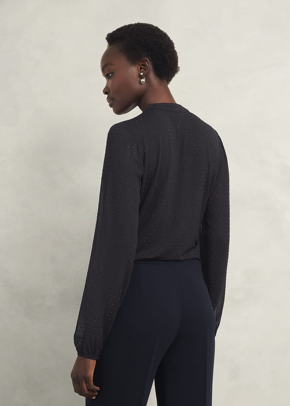 Shanice Sparkle Top, Hobbs Navy, hi-res