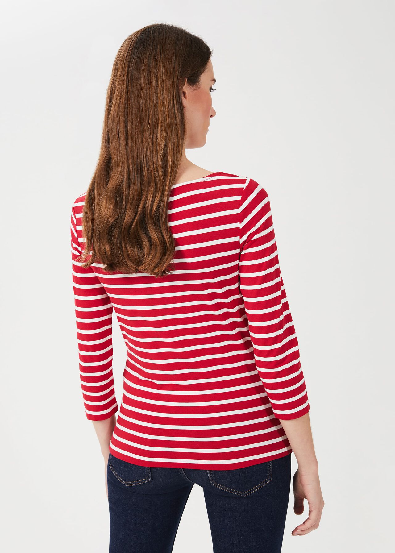 Striped Sonya Double Fronted Top