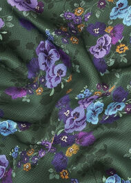 Edna Floral Top, Green Multi, hi-res