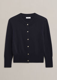 Tresco Cardigan, Midnight Navy, hi-res