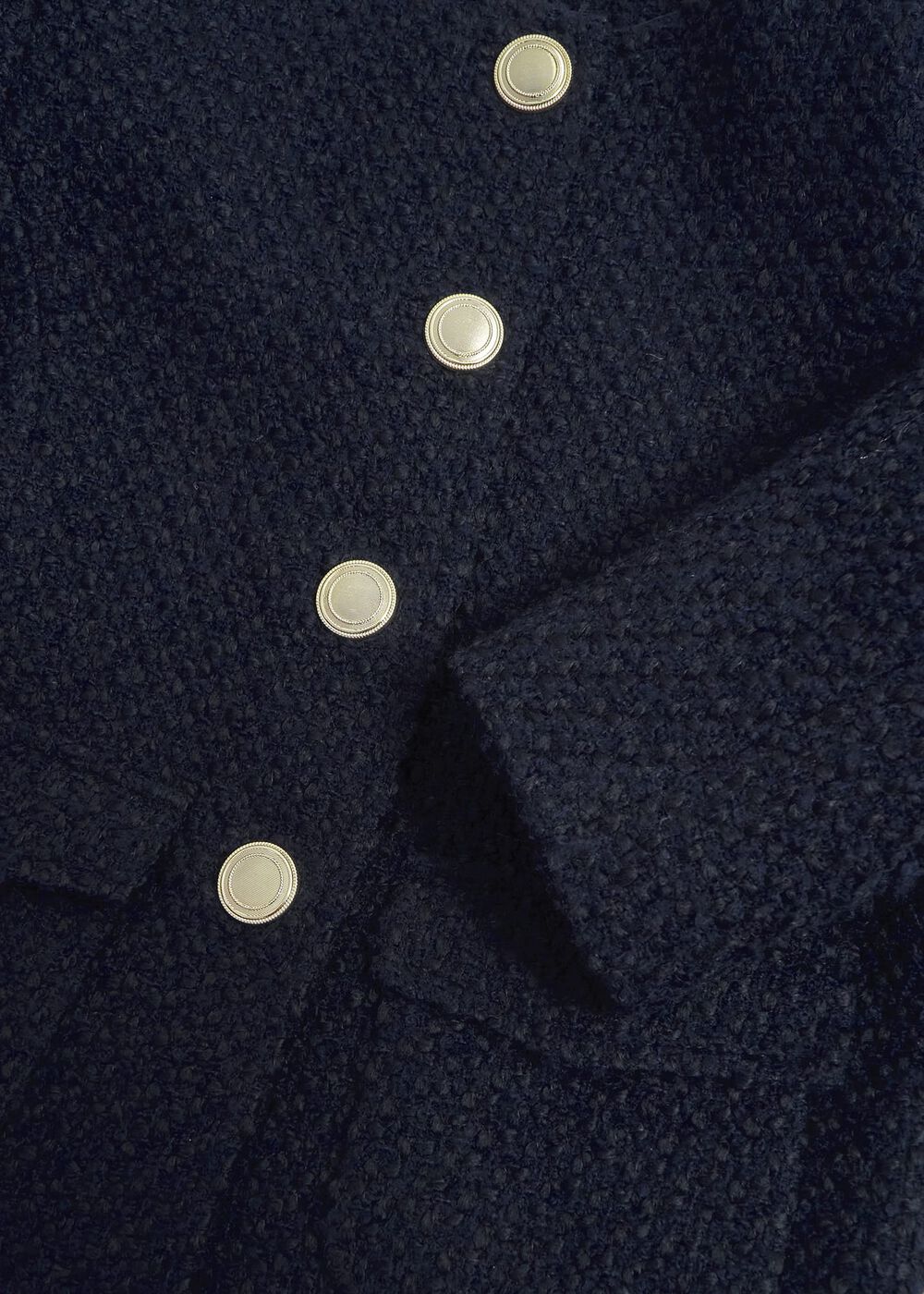 Marie Jacket With Wool, Navy, hi-res