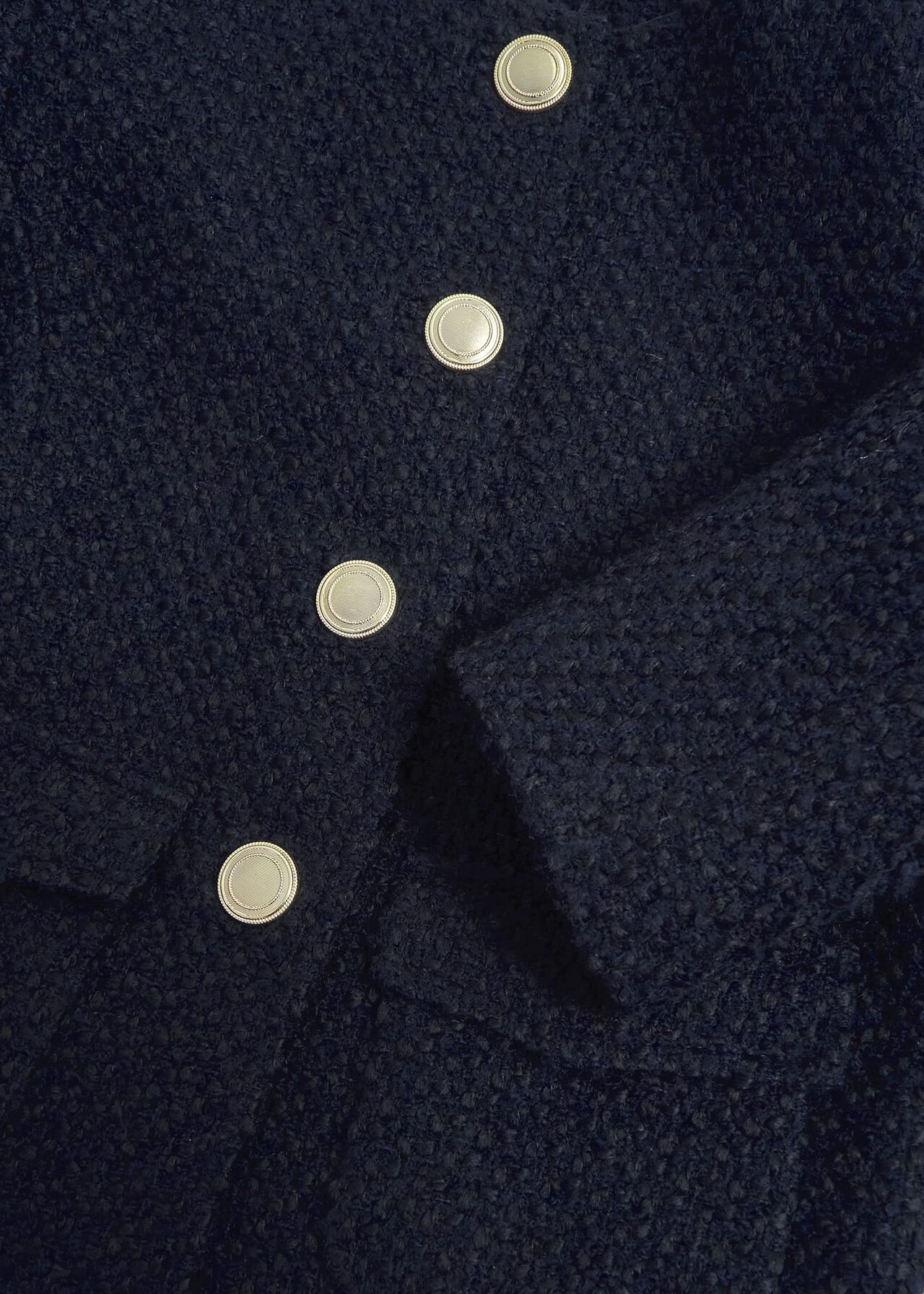Marie Jacket With Wool, Navy, hi-res