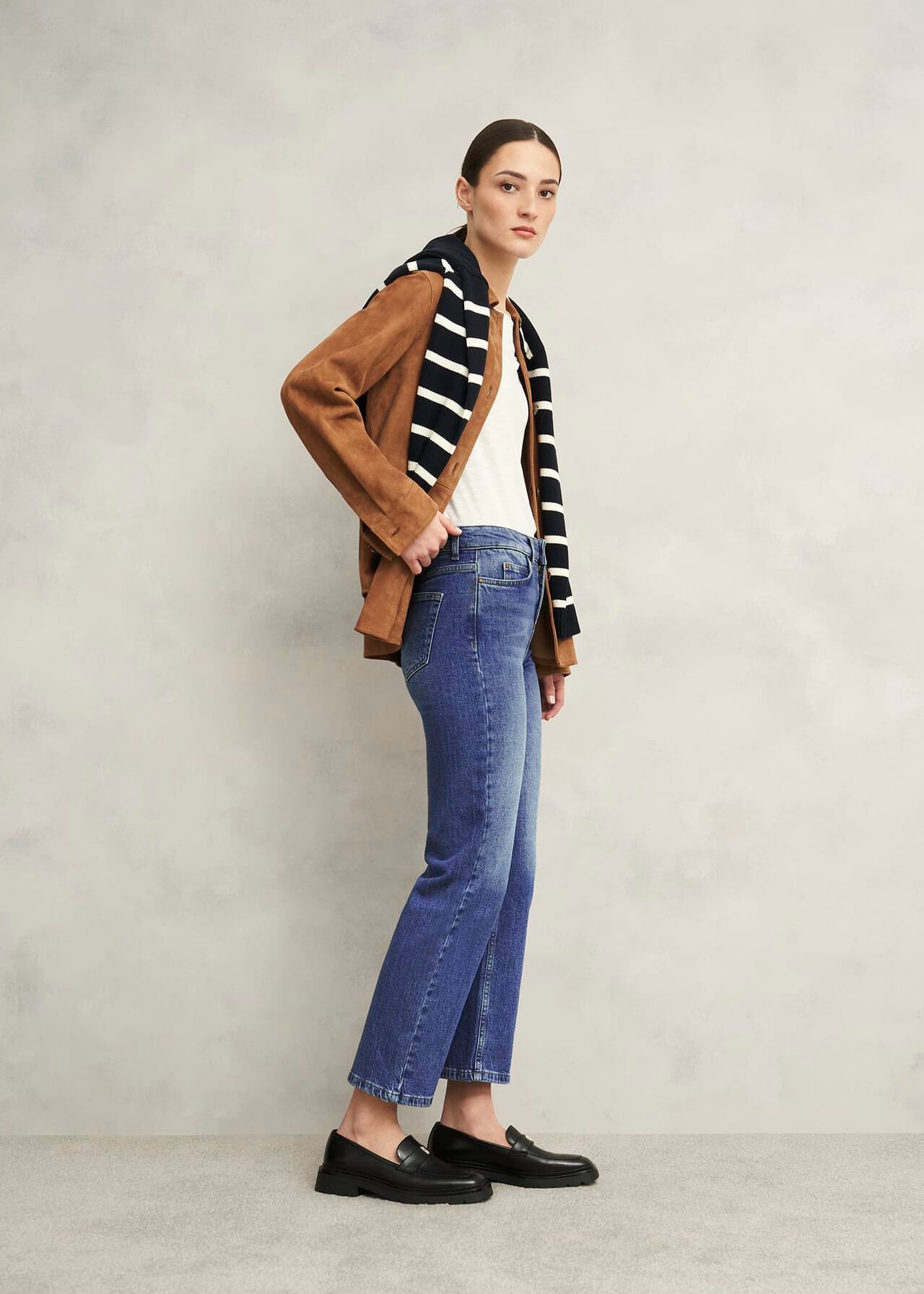 Shea Straight Jeans, Mid Wash, hi-res