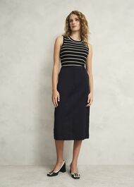 Hana Skirt, Hobbs Navy, hi-res