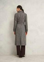 Petite Wendy Wool Blend Coat, Black Ivory, hi-res