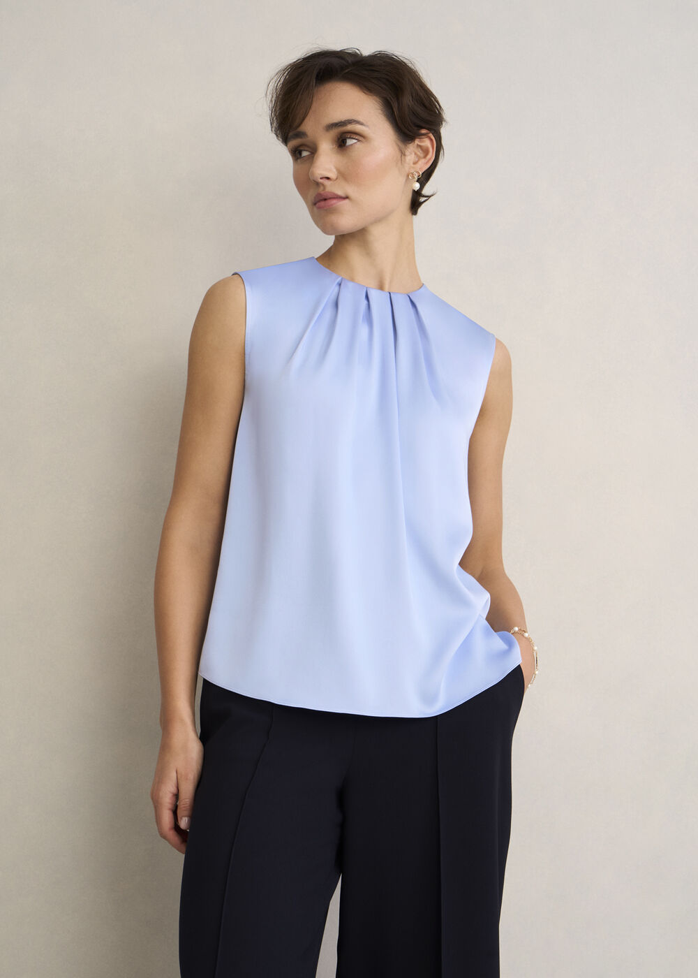 Rosanne Blouse, Lavender Blue, hi-res