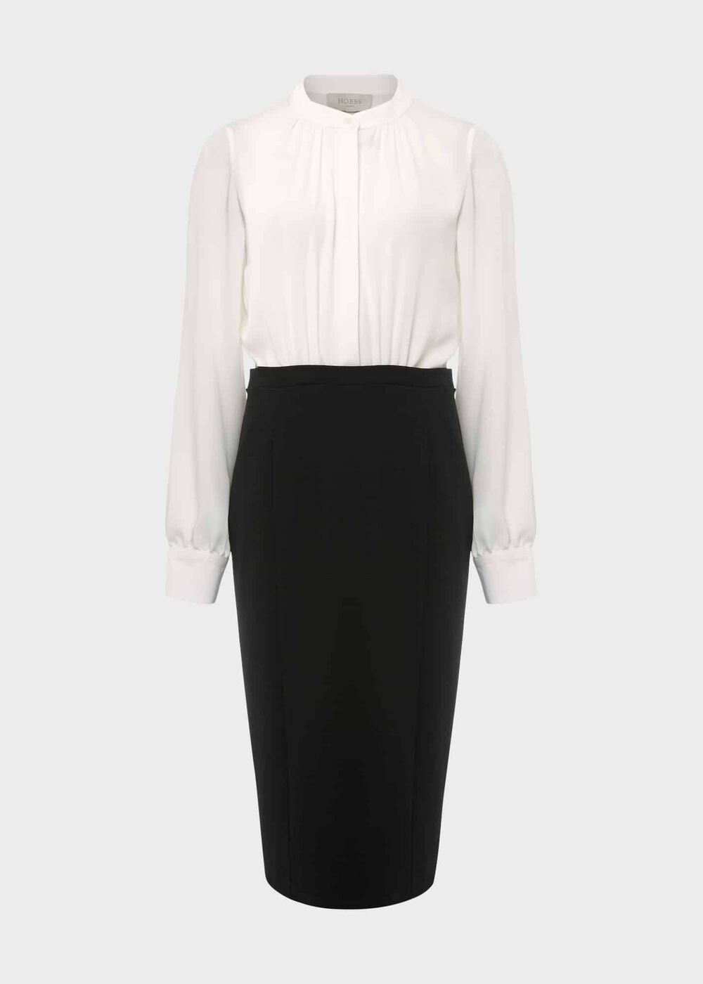 Bella Dress, Ivory Black, hi-res