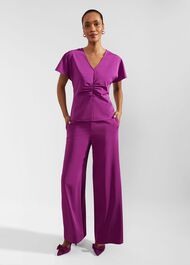 Venetia Top, Magenta Purple, hi-res