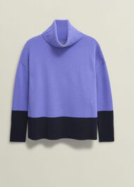Melodie Wool Blend Jumper, Blue Hobbs Navy, hi-res
