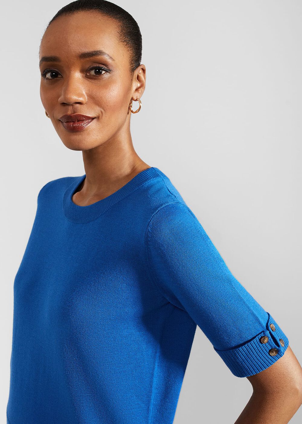 Leanne Sweater, Atlantic Blue, hi-res