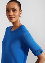 Leanne Sweater, Atlantic Blue, hi-res