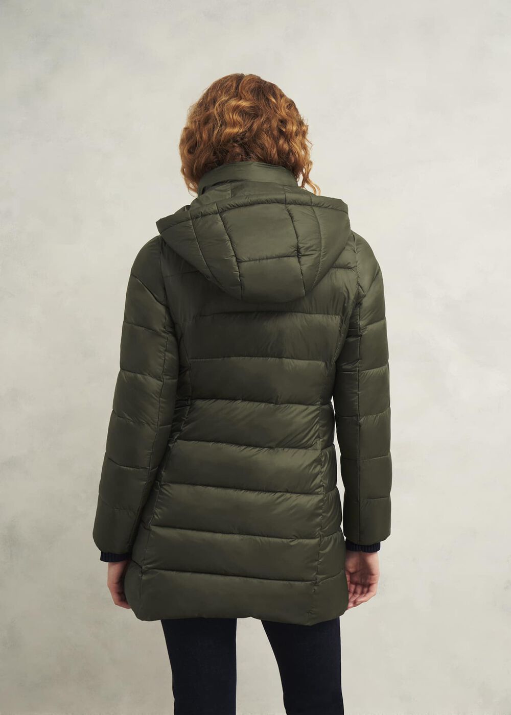 Petite Joelle Puffer, Dark Olive, hi-res