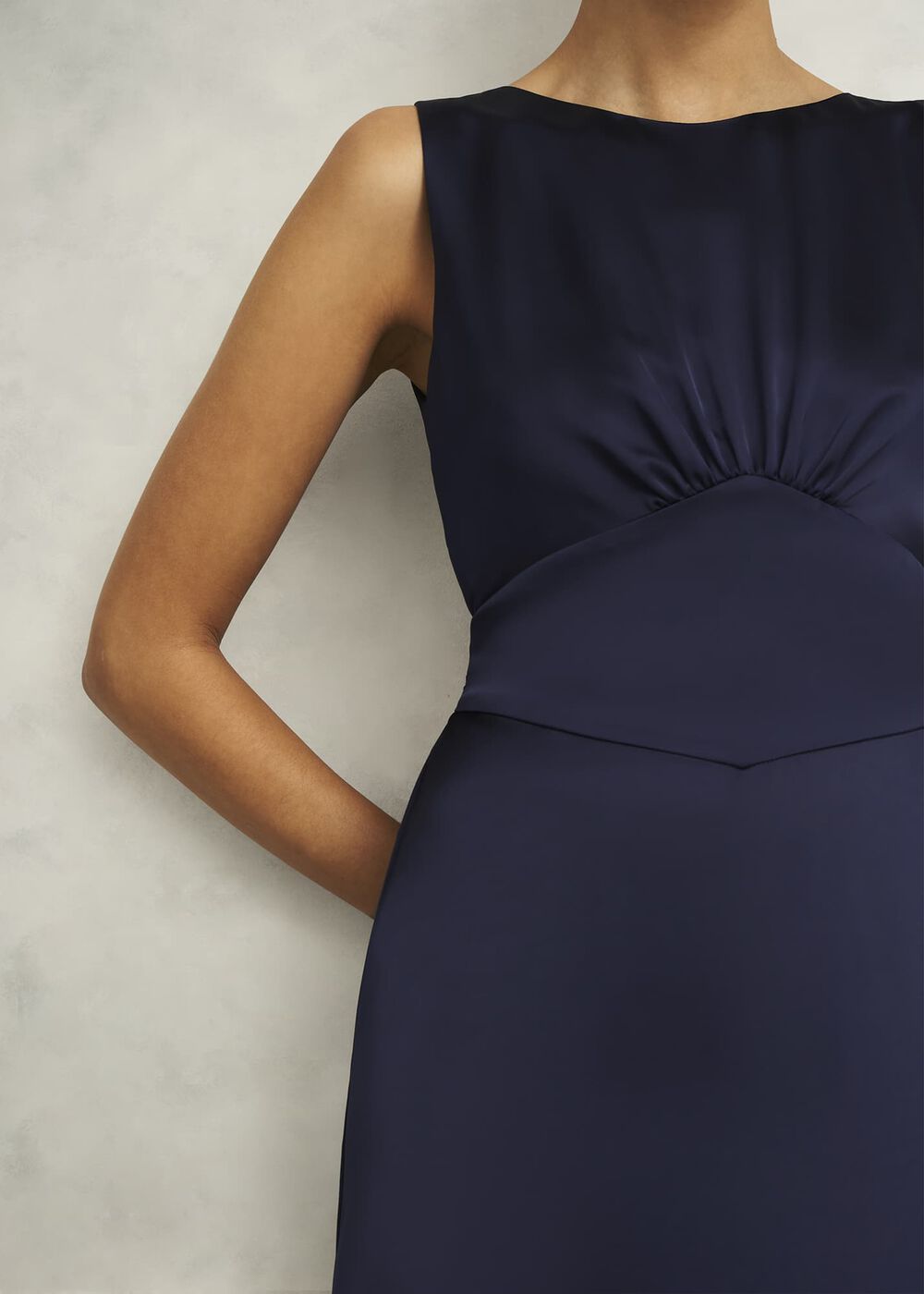 Petite Jemma Dress, Midnight Navy, hi-res