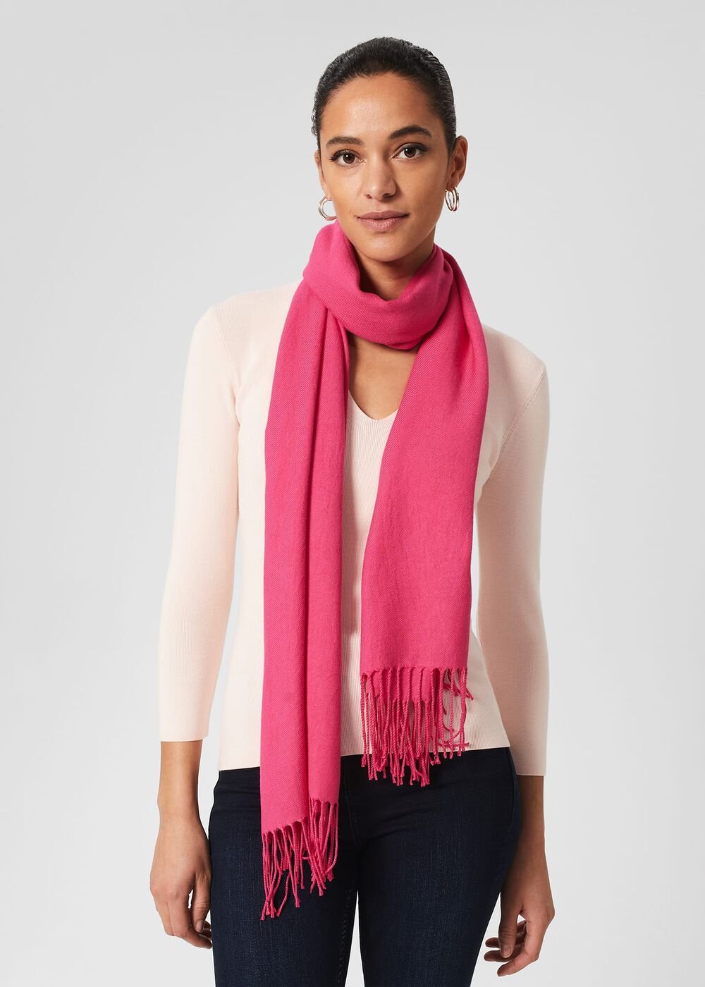 Matilda Scarf, Bright Pink, hi-res
